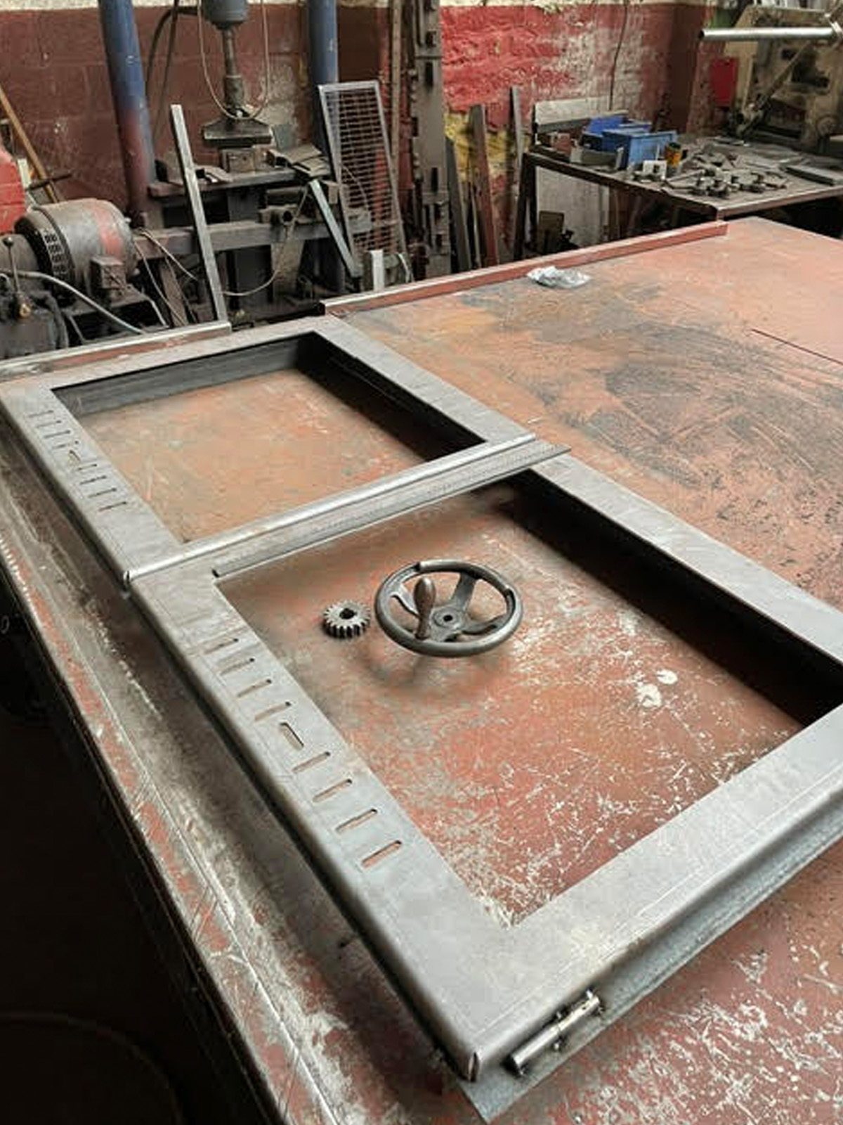 fabrication oven door