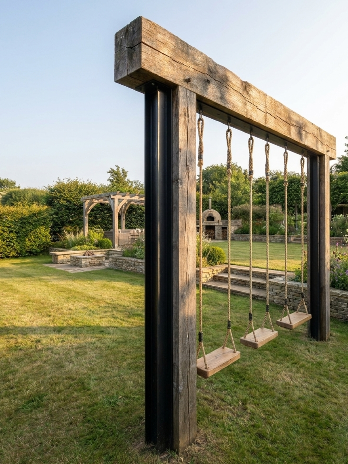 outdoor bespoke swing